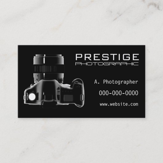 Carte De Visite Commerce de la photographie (Devant)