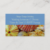 Carte De Visite Commerce Sea Shells (Dos)