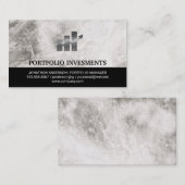 Carte De Visite Commerce stock | Investissements dans les graphiqu (Devant / Derrière)