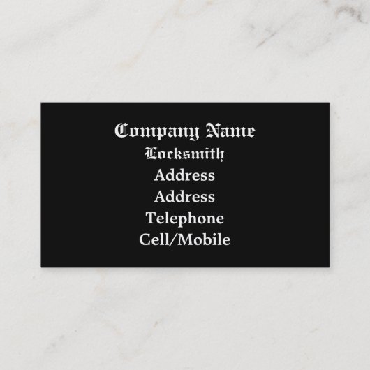 CARTE DE VISITE COMMERCES, COUVERTURE (Devant)