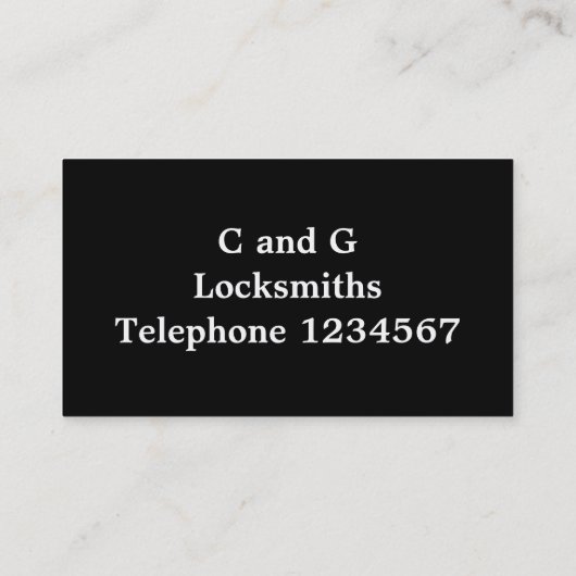 CARTE DE VISITE COMMERCES, COUVERTURE (Dos)