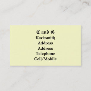 CARTE DE VISITE COMMERCES, COUVERTURE