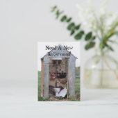 CARTE DE VISITE COMMERCES. NOUVELLE SALLE DE BAINS (Debout devant)