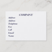 CARTE DE VISITE COMMERCES. NOUVELLES CHEMINÉES. (Dos)