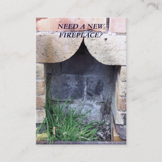 CARTE DE VISITE COMMERCES. NOUVELLES CHEMINÉES. (Devant)