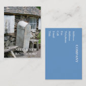 CARTE DE VISITE COMMERCES. NOUVELLES SALLES DE BAINS. (Devant / Derrière)
