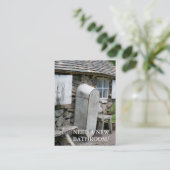 CARTE DE VISITE COMMERCES. NOUVELLES SALLES DE BAINS. (Debout devant)