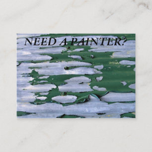 CARTE DE VISITE COMMERCES. PEINTRE.