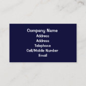 CARTE DE VISITE COMMERCES - PLUMBES (Devant)