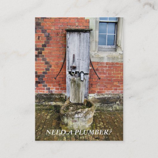 CARTE DE VISITE COMMERCES - PLUMBES (Devant)