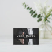 Carte de visite commercial (Debout devant)