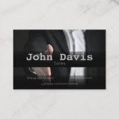 Carte de visite commercial (Dos)