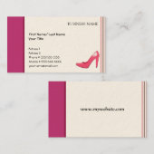 Carte de visite commercial (Devant / Derrière)