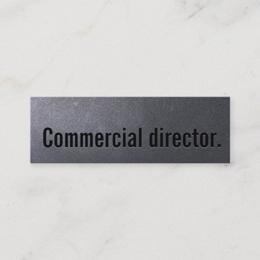 Carte de visite commercial de directeur Mini de (Devant)