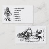 Carte de visite commercial de plongée (Devant / Derrière)