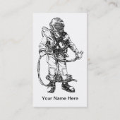 Carte de visite commercial de plongée (Dos)