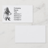 Carte de visite commercial de plongeur (Devant / Derrière)
