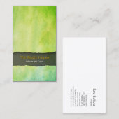 Carte de visite commercial de vente au détail de l (Devant / Derrière)