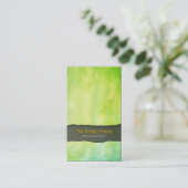 Carte de visite commercial de vente au détail de l (Debout devant)