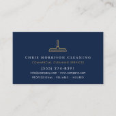 Carte De Visite Commercial Janitorial Cleaning  (Devant)