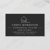 Carte De Visite Commercial Painting QR Code Professional (Devant)