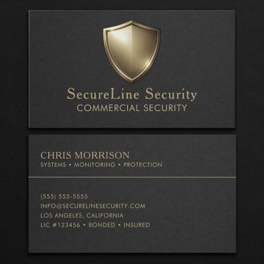 Carte De Visite Commercial Security