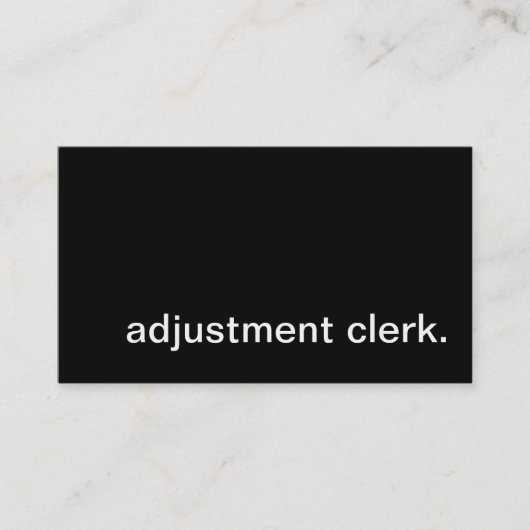 Carte De Visite commis à l'adaptation. (Devant)