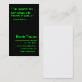 Carte De Visite Commodore 64 (Devant / Derrière)