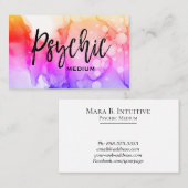 Carte De Visite Communication d'esprit de milieu psychique (Devant / Derrière)