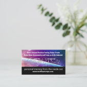 Carte De Visite Communication du coeur et du cerveau (Debout devant)