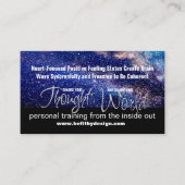 Carte De Visite Communication du coeur et du cerveau (Devant)