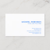 Carte De Visite Communication numérique futuriste Hitech | Moderne (Dos)