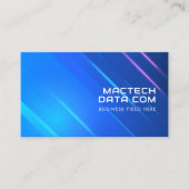 Carte De Visite Communication numérique futuriste Hitech | Moderne (Devant)