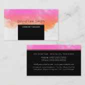 Carte De Visite Community Manager/Consultant (Devant / Derrière)