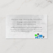 Carte De Visite Community Manager/Consultant/Moyenne Sociale (Dos)