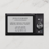 Carte de visite compact de photographe d'appareil (Dos)