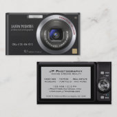 Carte de visite compact de photographe d'appareil (Devant / Derrière)