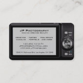 Carte de visite compact de photographe d'appareil (Dos)