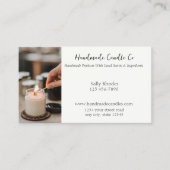 Carte De Visite Compagnie de bougies artisanales (Devant)