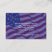 Carte De Visite Compagnie de camionnage de transport professionnel (Dos)