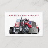 Carte De Visite Compagnie de camionnage de transport professionnel (Devant)