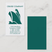 Carte De Visite compagnie de croisière sur mesure (Devant / Derrière)