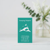 Carte De Visite compagnie de dauphins sur mesure (Debout devant)
