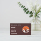 Carte De Visite Compagnie de déneigement (Debout devant)