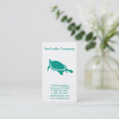Carte De Visite compagnie de tortues sur mesure (Debout devant)