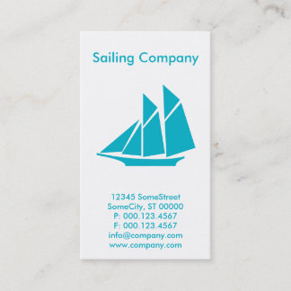 Carte De Visite compagnie de voile