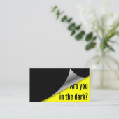 Carte De Visite Compagnie d'électricité - électricien - boulon (Debout devant)