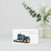 Carte De Visite Compagnie professionnelle de transport de camions (Debout devant)