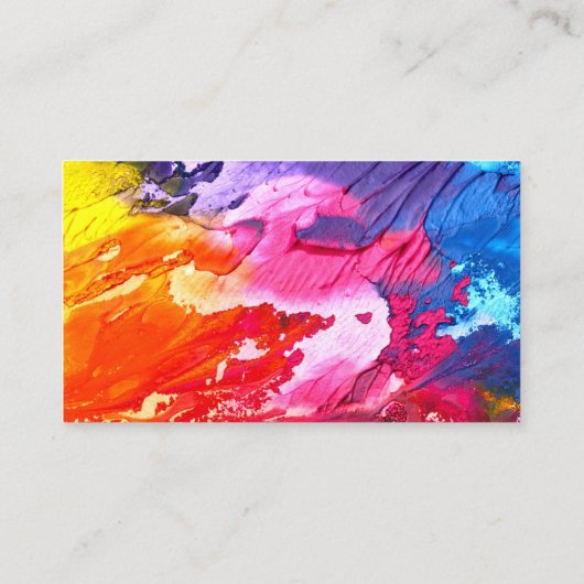 Carte De Visite Company Photo Template Purple (Dos)