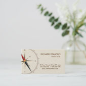 Carte De Visite Compas classique (Debout devant)